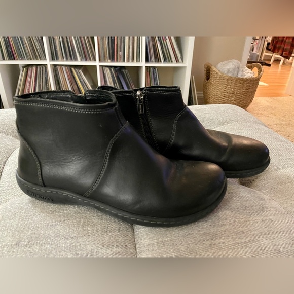 Birkenstock Shoes - Birkenstock Bennington Black Size 37 Made in Portugal Leather Booties